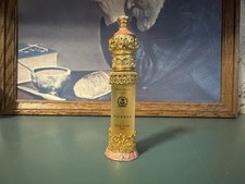Vintage Vecceli Italy VICENZA Eau De Parfum 50ml Ornate Gold Perfume Bottle picture