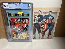 MALIBU SUN #13 CGC  8.0 1ST APPEARANCE SPAWN Pre Spawn #1 & comic Shop News 254 picture
