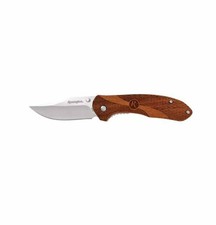 Remington 40001C Heritage Linerlock Knife Brown Wood Handles- New picture