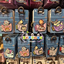 HK Disney Denim Pocket Cartoon Marie Lucife Enamel Pin Collection Trading Badge picture