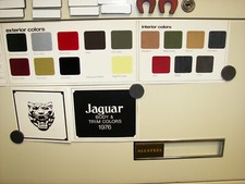 Jaguar Factory Body & Trim Colors Brochure picture