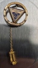 Vintage Rare Ladies Auxiliary Fleet Reserve Past President Pin. 10 K Dbl Gold... picture