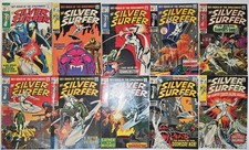 Silver Surfer Silver Age Lot (10) #5-18* VF FN 1969 John Buscema, High Mid Grade picture
