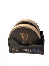 Official Guinness 0.0 Pub Coaster Holder POS Stand & 28 Matching Beer Mats picture