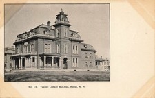 NEW HAMPSHIRE PHOTO POSTCARD: THAYER LIBRARY BUILDING, KEENE, NH picture