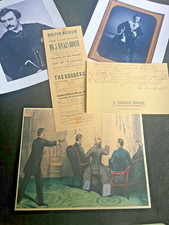 John Wilkes Booth Collection of 5 Rare reprinted items, Highly Collectible picture