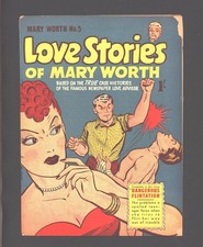 Love Stories of Mary Worth #5  Australian copy 1.8 grade fight on cover picture