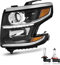 Headlights with High/Low Beam Bulbs for 2015-2020 Chevy Tahoe Suburban picture
