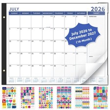 Ospelelf Bule Calendar 2026-2027 Large 22'' x 17'' Monthly Calendar Planner, ... picture