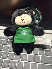 Halloween Starbucks Black Cat Bearista Keychain Limited Edition 2026 picture