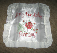 Sweetheart Pillow Cover Germany To My Dear Mother Embroidered picture