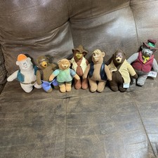 Walt Disney  McDonald's The Country Bears Jamboree Plush Dolls Toys Lot of 7 NEW picture