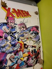 X-men - #2 Poster 22x32” 1984 Marvel Comics Wolverine Vintage Sentinels Vintage picture