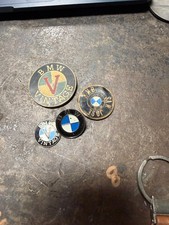 Vintage BMW Motorcycle Roundel Vintage Club Pin Badge Lot of 4 picture