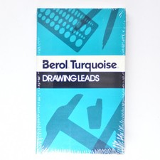 72 Berol Turquoise Eagle Drawing Leads 2.375mm 5in Filmograph Black E2 6375 picture