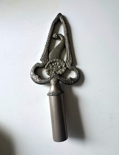 Set of 3 Vintage Masonic Lodge Rod Tops - Junior Deacon & Steward Staff Toppers picture