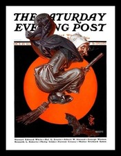Saturday Evening Post October 27 1923 J.C. Leyendecker Halloween Cover Print picture