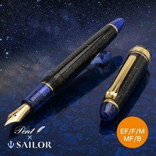 Sailor Pent Fountain Pen Starry Sky Black Blue Glitter Nib EF/F/MF/M/B picture