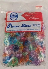 144 Flower Lites Multicolor Bulbs Ceramic Christmas Tree Lights Narco NIP picture