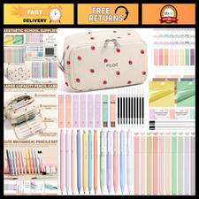 62PCS Cute Aesthetic School Supplies Set | Back to School Stationery Kit picture