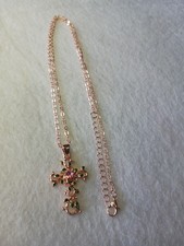 Dainty Goldtone Cross. 19