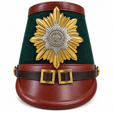 Vintage-style German police shako or military helmet for LARP,  Cosplay, picture