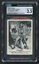 Nadja Regin #44 James Bond 1964 Somportex Film Scene Trading Card CGC 3.5 picture