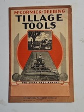 MCCORMICK DEERING TILLAGE TOOLS SALES BROCHURE 31PGS picture