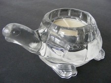 Candle Holder Clear Glass 1 3/4