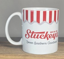 Vintage Stuckey's White/Red Ceramic Coffee/Tea Mug Advertising picture