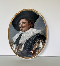 The laughing Cavalier Porcelain Plaque picture