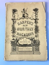 Harper's New Monthly Magazine December 1879 No 355 Napoleon Palestine Atlanta picture