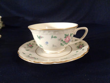 Princess China Sweet Briar  Replacement  Footed Cup and Saucer  EUC picture