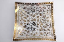 MCM Georges Briard Gold Persian Garden Tray Serving Bowl, 12” Square, 22k Gilt picture