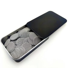 5/8 Pipe Screens 200 PCS Stainless Steel 0.63 Inch - Includes Metal Storage Box picture