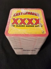 Castlemaine XXXX Australian Beer Coasters: 3-1/2