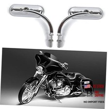 Motorcycle Mirrors,Upgrade Rearview Motorcycle Mirrors Chrome Oval Shape picture