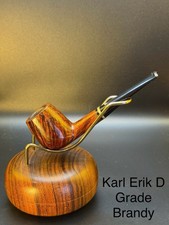 Vintage Karl Erik D Grade Brandy Tobacco Pipe picture
