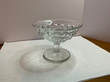 Vintage FOSTORIA GLASS CO American Stemmed Flared Sherbert Dessert 3.25