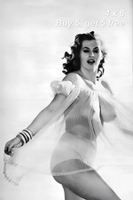 Anita Ekberg 💙 4x6 Photo - 1960s Hollywood Actress - Glamour Icon picture
