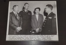 Vintage 1958 Court Martial Press Photo Master Sgt Roy Rhodes Cold War History picture