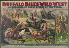 Buffalo Bill Wild West Show 1899 Vintage Poster Photo Reprint Wall Art picture