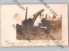 c1907 Train Wreck Southern Pacific SP Railroad WHEATLAND California CA RPPC picture