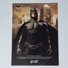 Got Milk? Batman Begins Hero Print Ad/Poster Promo Art picture