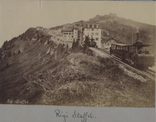 Switzerland, Righi, View of the Righi Staffel, Vintage print, circa 1870 Vintage print le picture