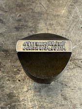 Starrett **RARE** Roll Stamping Tool Die picture