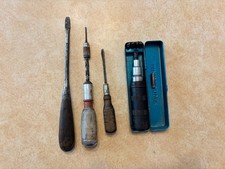 Lot Of 4 Vintage Push Screwdriver Drill, Stanley Yankee Impact driver K-D  picture