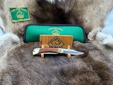1971 Vintage 971 Puma Game Warden Knife & Jacaranda Handles Puma Pouch Mint - A2 picture