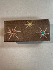 Jaru Of California Mid Century Modern Atomic Starburst Trinket Box picture