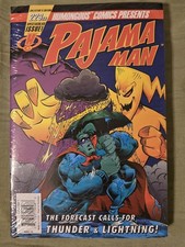 Vintage 1998 SEALED 10 Pack Bundle Pajama Man Comic Book Lot Of 10 picture
